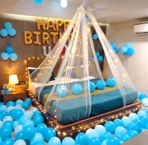 surprises surprise decorations Elegant Canopy Birthday Room Decoration