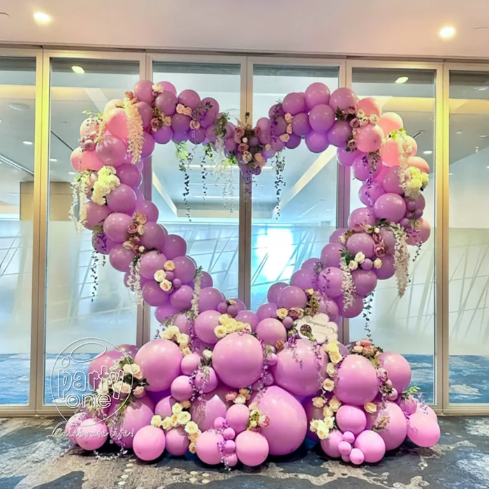 decorations Romantic Lavender Balloon Theme Decoration