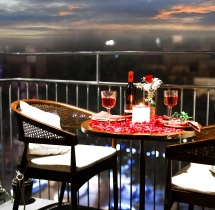 candlelight dinners Private Balcony Candlelight Dinner at Khubani