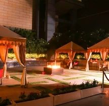 candlelight dinners Cabana Dinner Date at The Leela Ambience Convention