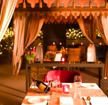 candlelight dinners Cabana Dinner Date at The Leela Ambience Convention