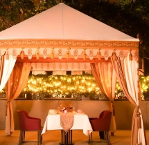 candlelight dinners Cabana Dinner Date at The Leela Ambience Convention