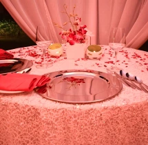 candlelight dinners Dreamy Outdoor Cabana Candlelight Dinner at Taj