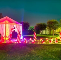 candlelight dinners Dreamy Outdoor Cabana Candlelight Dinner at Taj