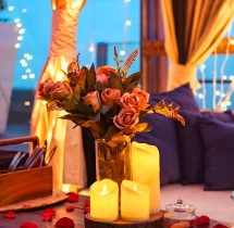 candlelight dinners Starry Night Cabana Candlelight Dinner at Hilton