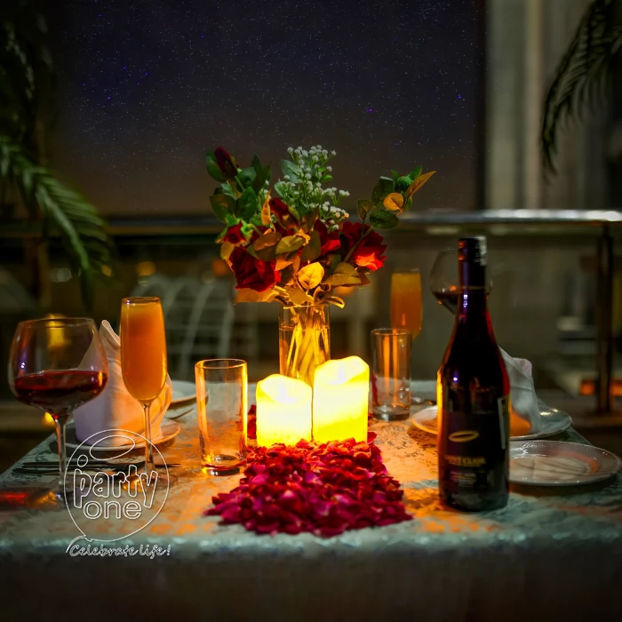candlelight dinners Open Air Poolside Candlelight Dinner at Radisson