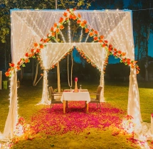 candlelight dinners Romantic Proposal Cabana Candlelight Dinner