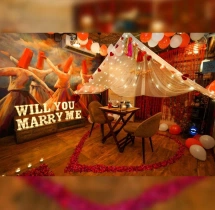 candlelight dinners Private Romantic Proposal Candlelight Dinner