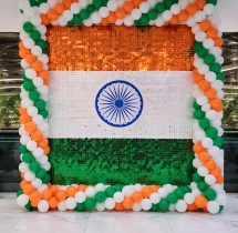 festival decorations Flag Theme Sequin Backdrop Decoration