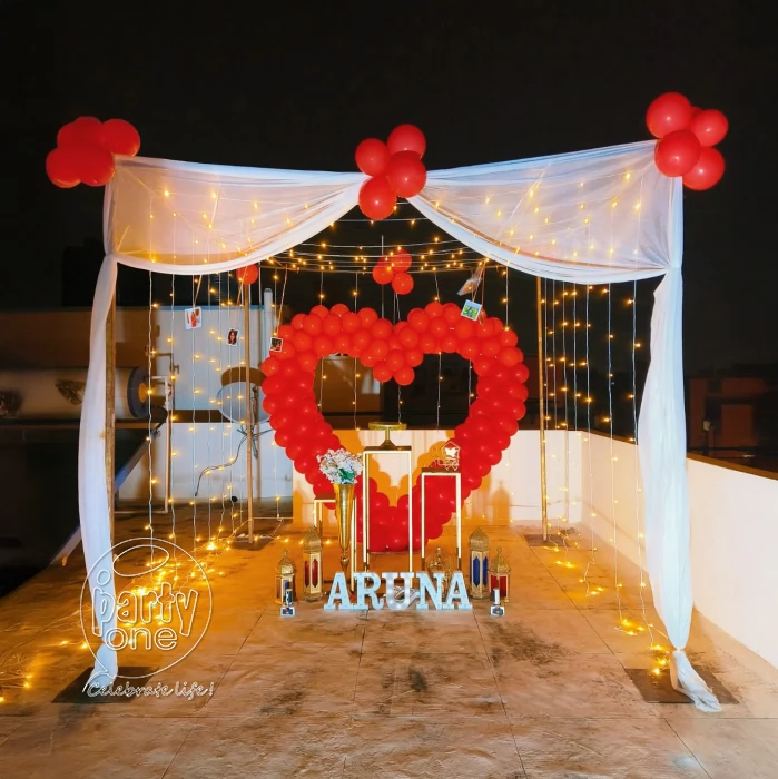 decorations Valentines Day Cabana Terrace Decoration