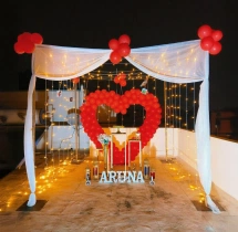surprises surprise decorations Valentines Day Cabana Terrace Decoration