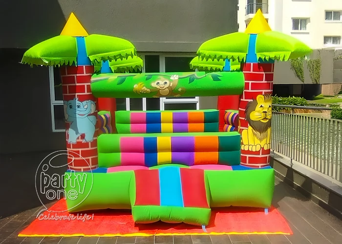 birthday Mini Jungle Themed Bounce House