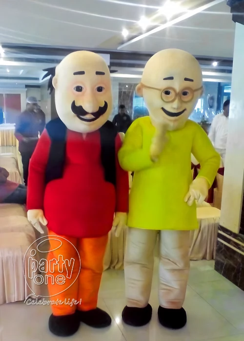 birthday Motu Patlu Mascot
