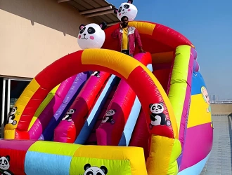 Panda Theme Slider Bouncing Castle