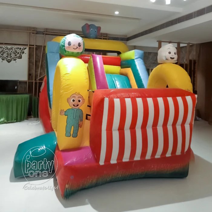 birthday Cocomelon Jumping Castle with Slider