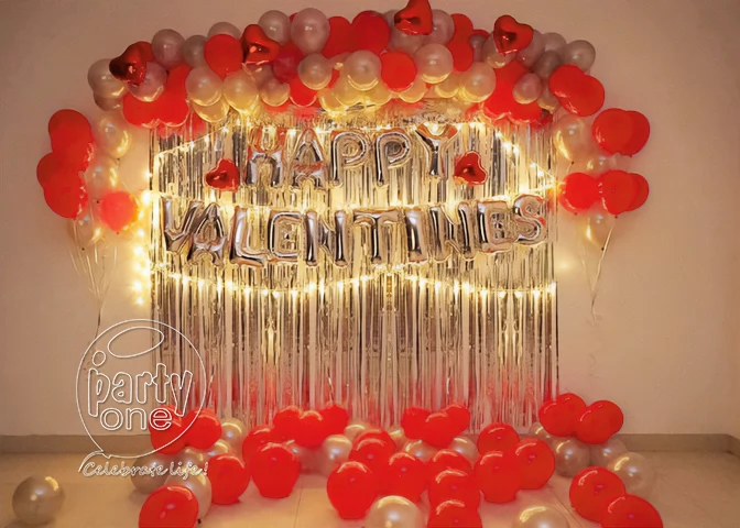 decorations Elegant Valentines Day Balloon Decor