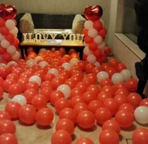 surprises surprise decorations Room Full of Balloons Valentines Decor