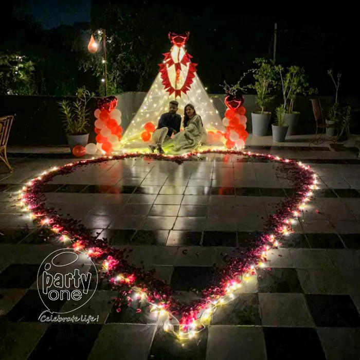decorations Valentines Day Canopy Terrace Decoration