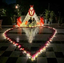 surprises surprise decorations Valentines Day Canopy Terrace Decoration