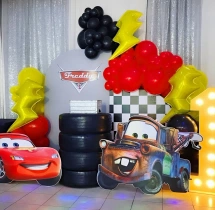 birthday Kids Cartoon Car Theme Birthday Decoration