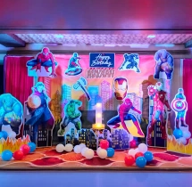 birthday Avengers Theme Birthday Stage Decoration