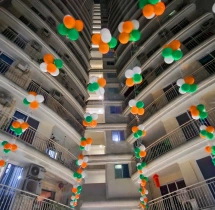 festival decorations Community Towers Independence Day Decoration