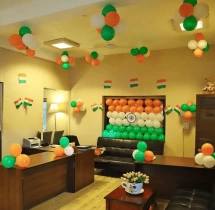 festival decorations Housing Society Independence Day Decoration