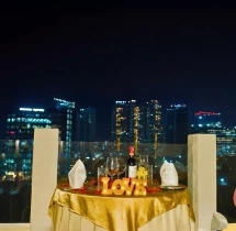 candlelight dinners Scenic Rooftop Candlelight Dinner at Country Inn
