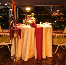 candlelight dinners Luxury Rooftop Dining Experience at Aloft