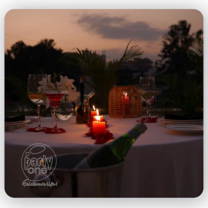 candlelight dinners Private Outdoor Candlelight Dinner at Park Hotel