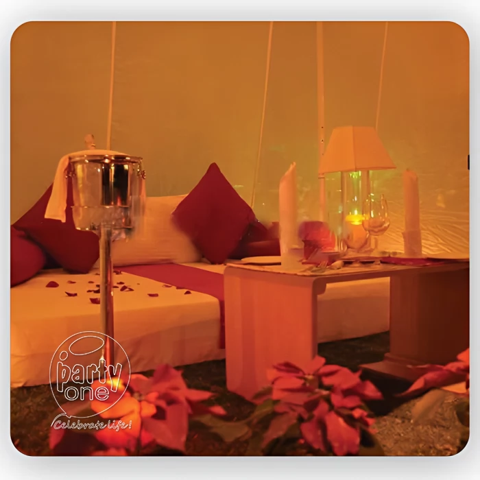 candlelight dinners Cabana Poolside Dining at The LaLiT Ashok