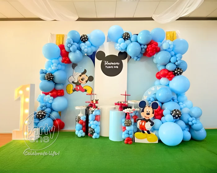 birthday Mickey Mouse Theme Birthday Stage Decoration