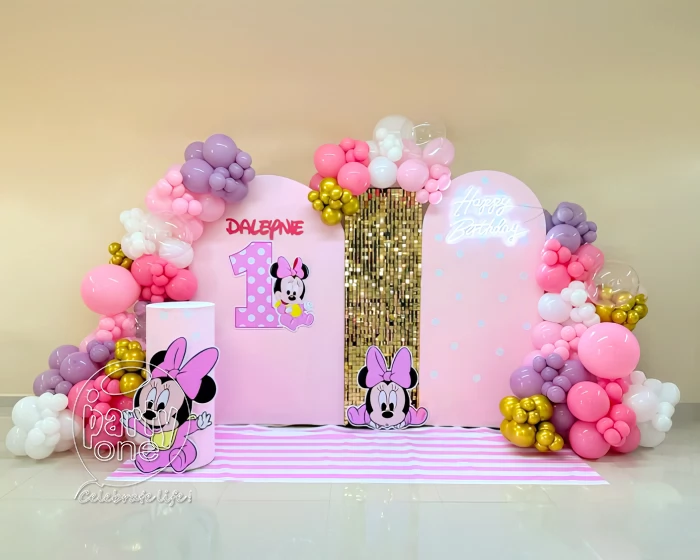 birthday Sequin Mickey Mouse Birthday Theme Decoration