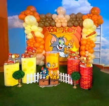 birthday Colourful Tom and Jerry Theme Decoration