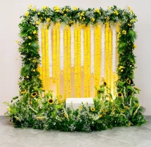 festival decorations Fresh Flower Decoration for Ganesh Chaturthi