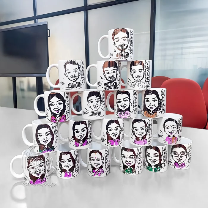 birthday Mug Caricature Artist
