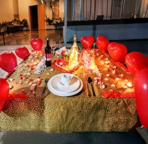 candlelight dinners Classic Rooftop Dinner at Sarovar Portico Suites