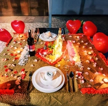 candlelight dinners Classic Rooftop Dinner at Sarovar Portico Suites