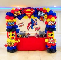 birthday Superman Theme Birthday Wall Decoration