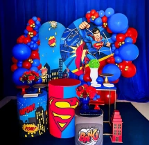 birthday Animated Superman Theme Decoration