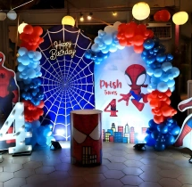 birthday Amazing Spiderman Birthday Theme Decoration