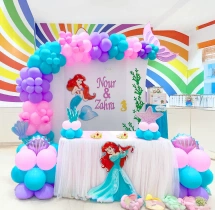 birthday Sequin Memaid Theme Birthday Decoration