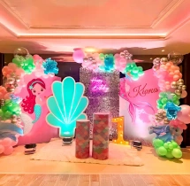 birthday Elegant Mermaid Sequin Theme Decoration