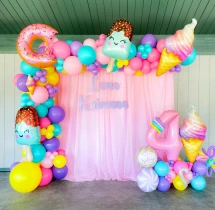 birthday Simple Candy Theme Birthday Wall Decoration