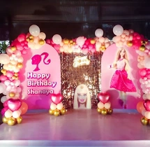 birthday Barbie Theme Sequin Birthday Decoration