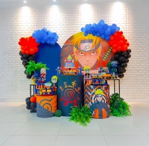 birthday Colourful Naruto Theme Birthday Decoration