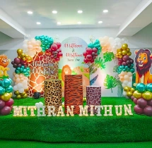 birthday 5th Jungle Theme Birthday Decoration
