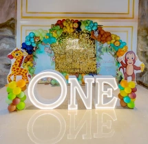 birthday Wild Jungle Sequin Theme Birthday Decoration