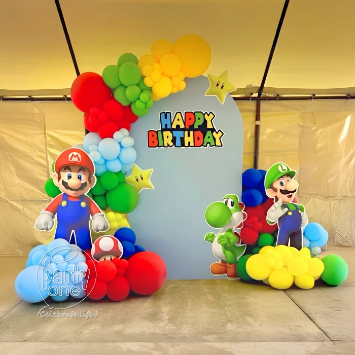 birthday Mario Brothers Birthday Theme Decoration
