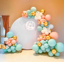 baby shower decorations Pastel Theme Baby Shower Ring Decoration